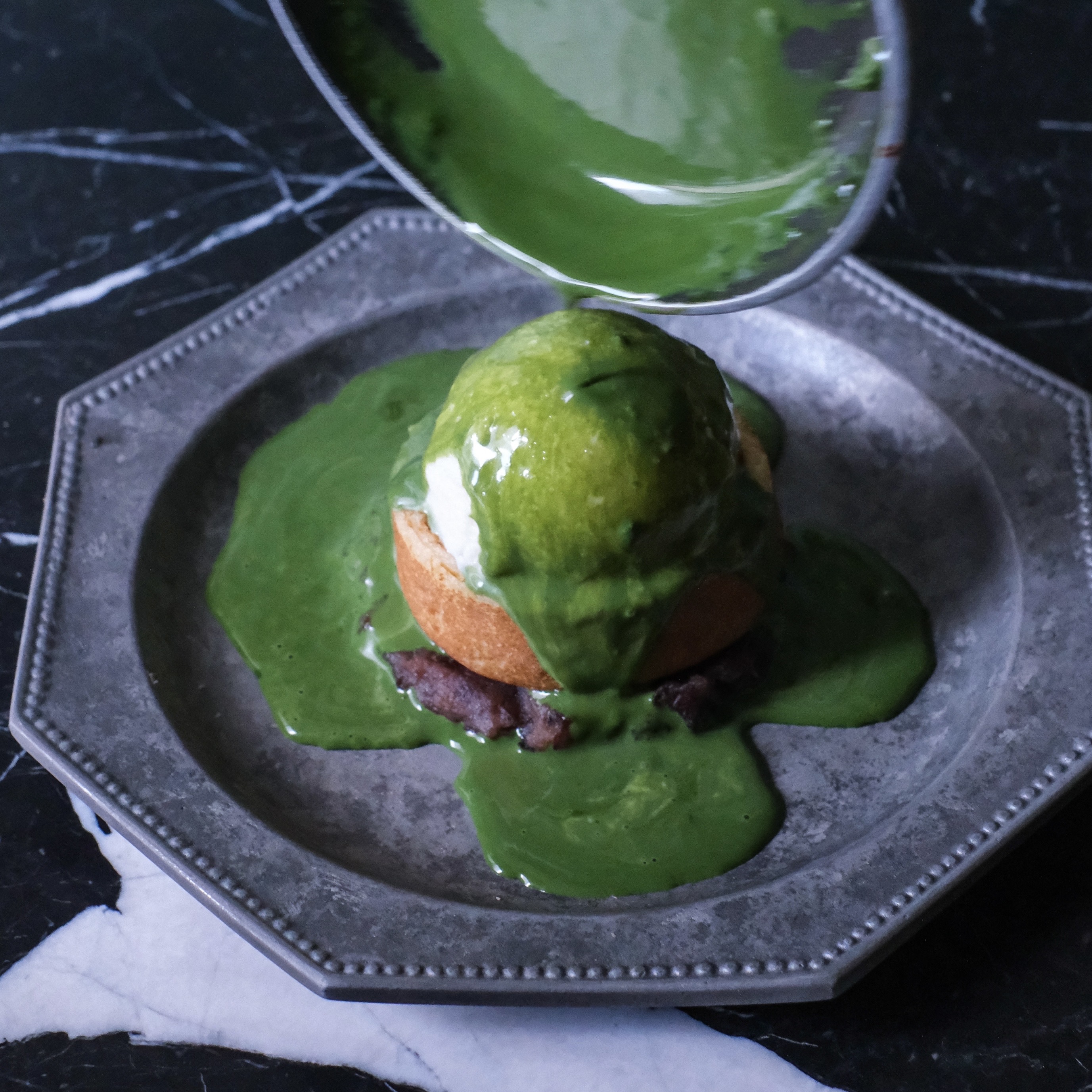 Red Bean & Matcha Crepe Roll